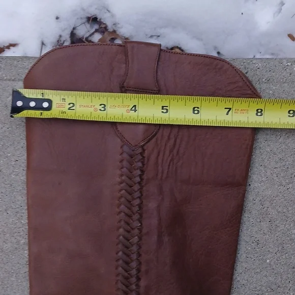 LUCCHESE Tall Riding Boot Sz 9 - Picture 12 of 16